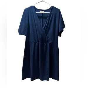 Madewell Wrap Dress Navy Blue - XL - Worn only once